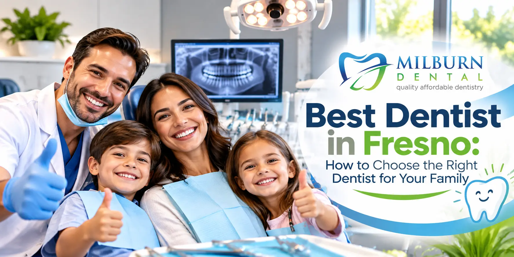 Best Dentist in Fresno- How to Choose the Right Dentist for Your Family